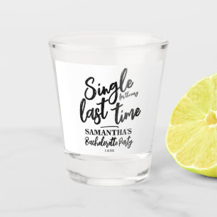Verre A Shot Bachelorette minimaliste