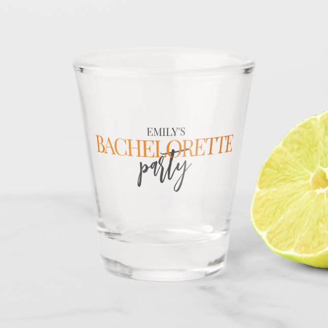 Verre A Shot Bachelorette moderne (Devant)