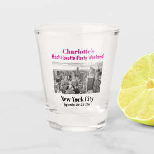 Verre A Shot Bachelorette Party Favoriser New York City Girls T