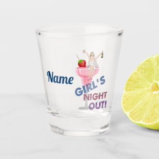 Verre A Shot Bachelorette Party Fille de la nuit sortie en verr