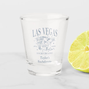 Verre A Shot Bachelorette personnalisée Cocktail rétro Noir