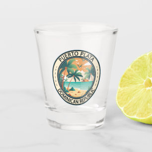 Verre A Shot Badge de cabane de Puerto Plata République Dominic