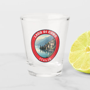 Verre A Shot Badge Lago di Como Italie
