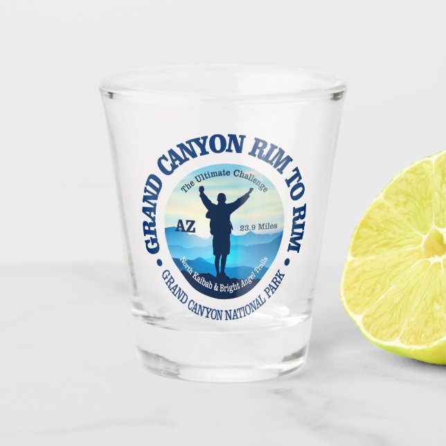 Verre A Shot Bague de grand canyon à bord (V) (Devant)