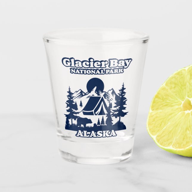 Verre A Shot Baie Glacier Alaska (Devant)
