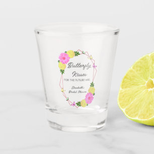Verre A Shot Baisers de papillon pour la future Mme Shower de m
