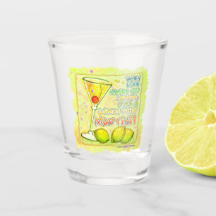 VERRE A SHOT BAISSE DE CITRON MARTINI
