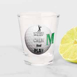 Verre A Shot Ball Thème Personnalisé Golf Verre Shot