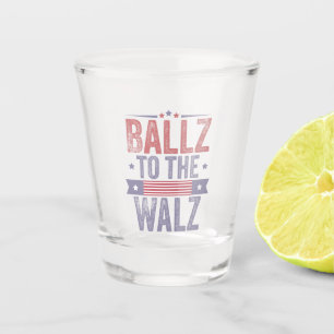 Verre A Shot Ballz à l'élection Walz Harris Waltz 2024