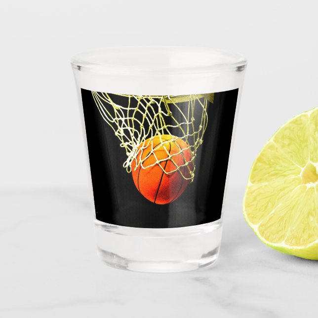 Verre A Shot Basket-ball I Love (Devant)