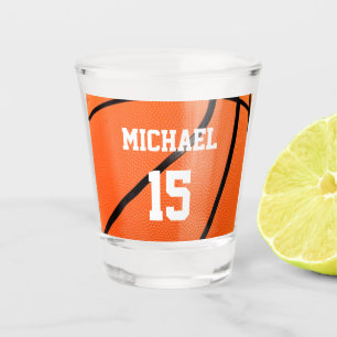 Verre A Shot Basket-ball Votre nom