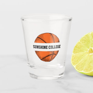 Verre A Shot Basketball Votre nom d'équipe favori