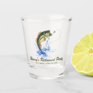 Verre A Shot Basse partie Pêche retraite