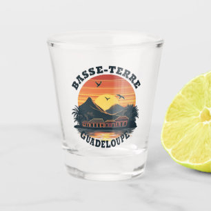 Verre A Shot Basse-Terre Guadeloupe Sunset