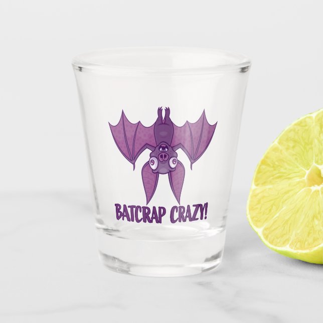 Verre A Shot Batcrap Crazy Wacky (Devant)