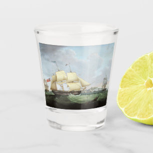 Verre A Shot Bateau à goélette Harriet 1900