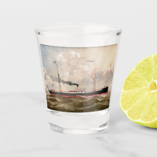 Verre A Shot Bateau à vapeur Louise 1800