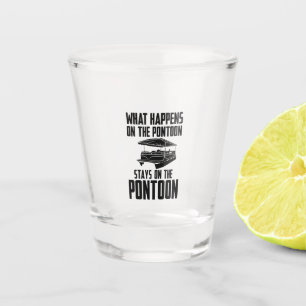Verre A Shot Bateau Pontoon