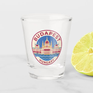 Verre A Shot Bâtiment du Parlement de Budapest Hongrie