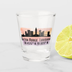 Verre A Shot Baton Rouge LA City Skyline