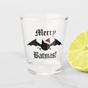 Verre A Shot Batte gothique de Noël adorable