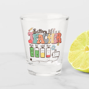 Verre A Shot Batterie à vie de l'enseignant