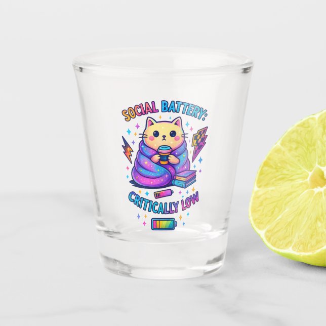 Verre A Shot Batterie sociale Critique... (Devant)