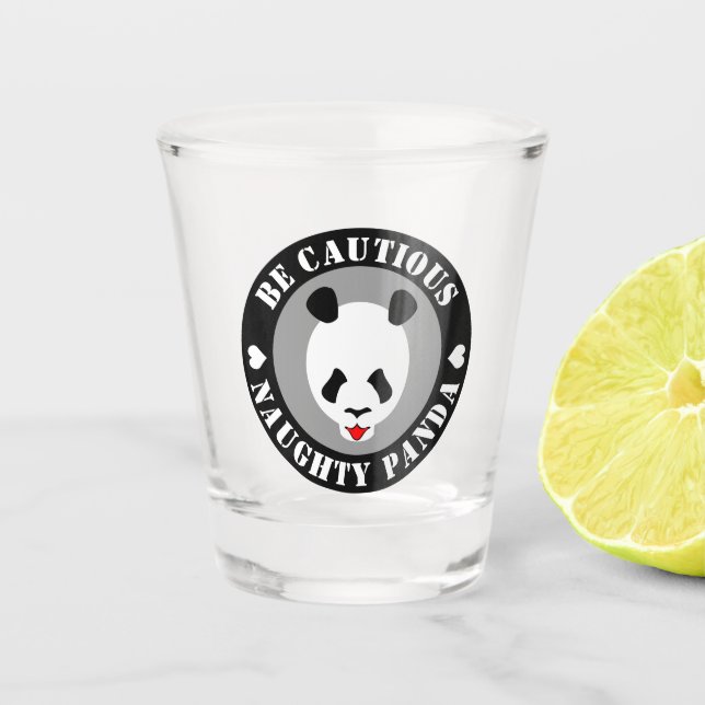 Verre A Shot Be cautious Naught Panda (Devant)