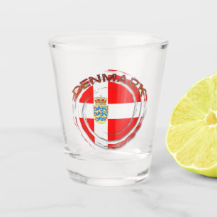 Verre A Shot Beau Danemark Shot Glass!