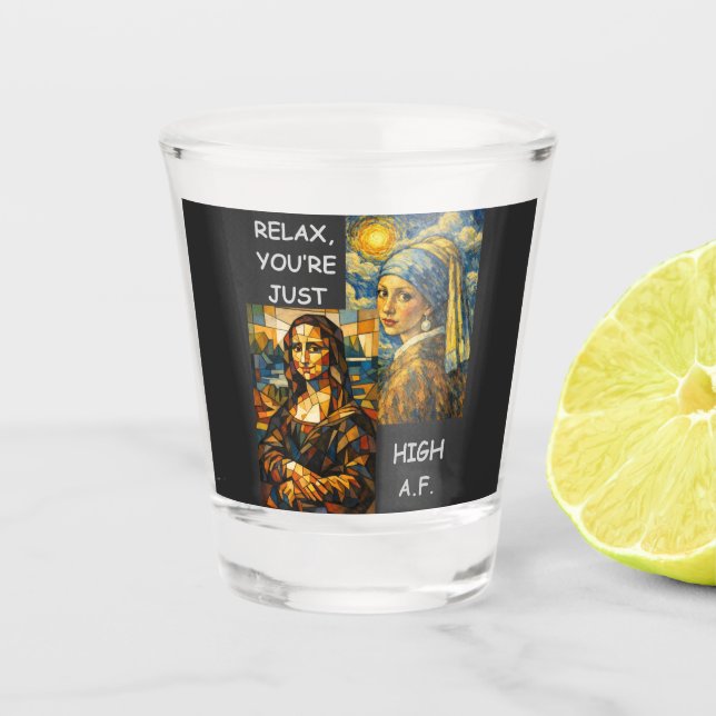 Verre A Shot Beau Rêve Fiévreux (Devant)