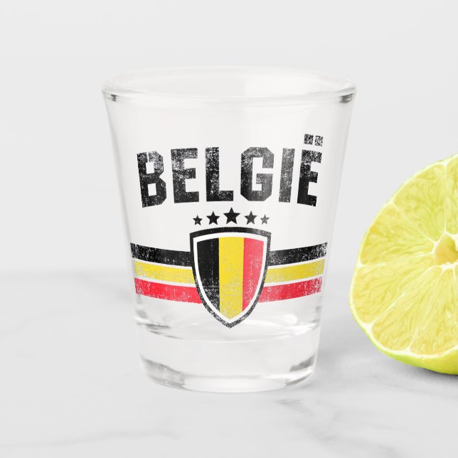 Verre A Shot Belgique (Devant)