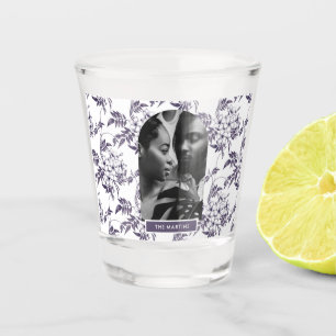 Verre A Shot Belle arche photo Mariage botanique avec nom