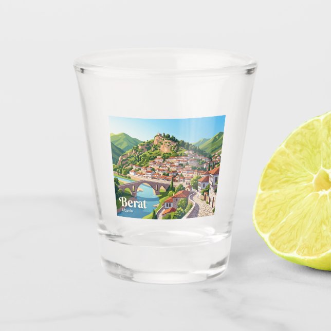 Verre A Shot Berat, Albanie (Devant)