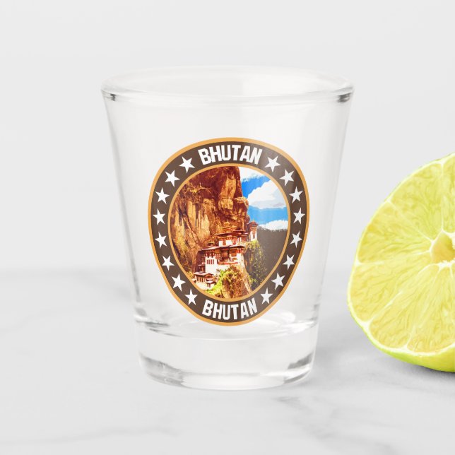 Verre A Shot Bhoutan (Devant)