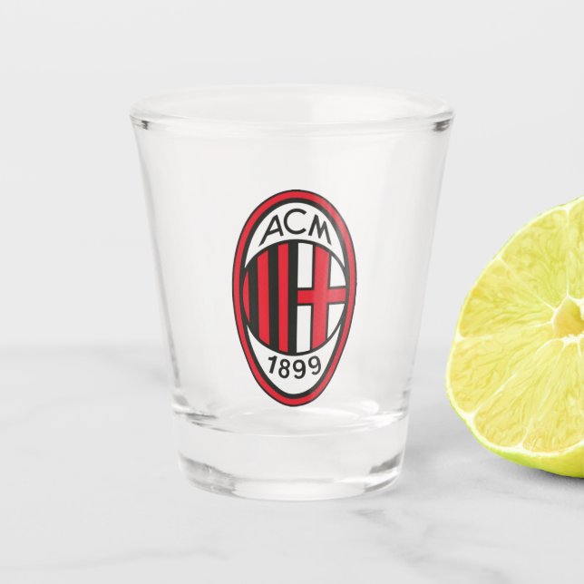 Verre A Shot Bicchiere Milan calcio (Devant)