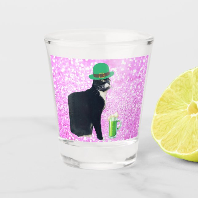 Verre A Shot Bière verte Lucy (Devant)