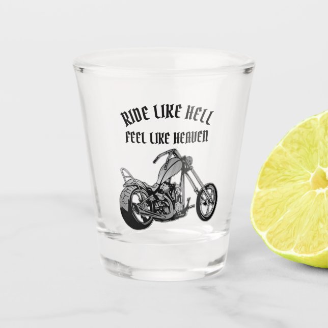 Verre A Shot Biker Heaven (Devant)