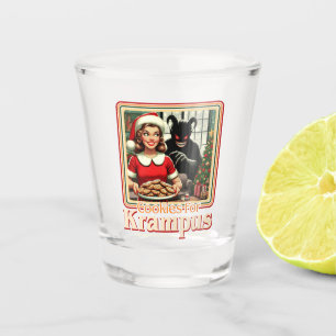 Verre A Shot Biscuit pour Krampus Joyeux Noël Krampus Horreur