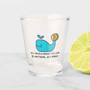 Verre A Shot Bitcoin Whale Crypto Investisseur & BTC Trading De