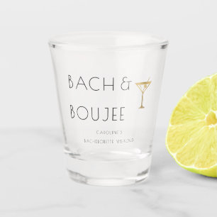 Verre A Shot Black and White Bach et Boujee Bachelorette Party