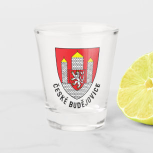 Verre A Shot Blason de České Budějovice, République tchèque