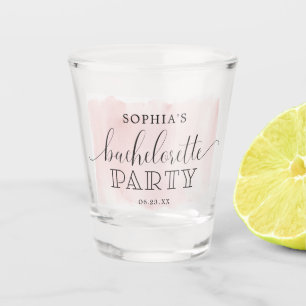 Verre A Shot Blush Bachelorette Party Shot Glass
