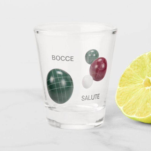 Verre A Shot Bocce Salon Shot Verre (Devant)