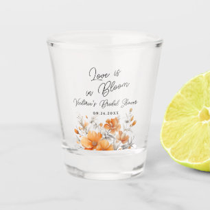 Verre A Shot Boho Chic Terracotta Fête des mariées Florale