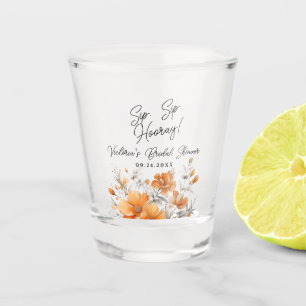 Verre A Shot Boho Chic Terracotta Fête des mariées Florale