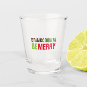 Verre A Shot Boire Coquito Be Joyeux Christmas