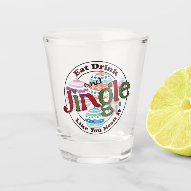 Verre A Shot Boire et Jingle (Devant)