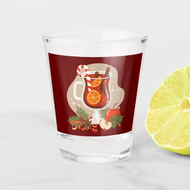 Verre A Shot Boisson de Noël  (Devant)