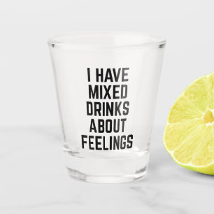Verre A Shot Boissons mixtes Citation amusante