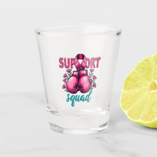 Verre A Shot Boîte à gants de sensibilisation au cancer du sein